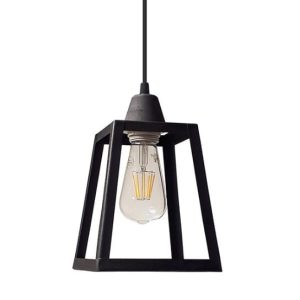 COLGANTE TRAPECIO 16CM X 16CM X 25CM COLOR NEGRO