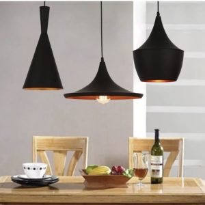 PANTALLA NEGRA Y DORADO D-360