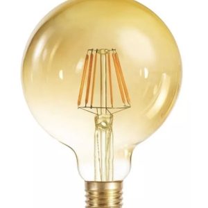 LAMPARA VINTAGE LED G-125 DIMER.ESPIRAL 4W.2000K 125X160 GLOBO