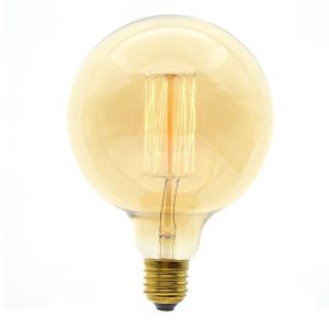 LAMPARA VINT.INCANDESCENTE G-125 DIMER. 40W 125X160 GLOBO