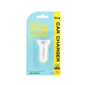 CARGADOR P/AUTO DOBLE USB 12V 3.1A  CC18